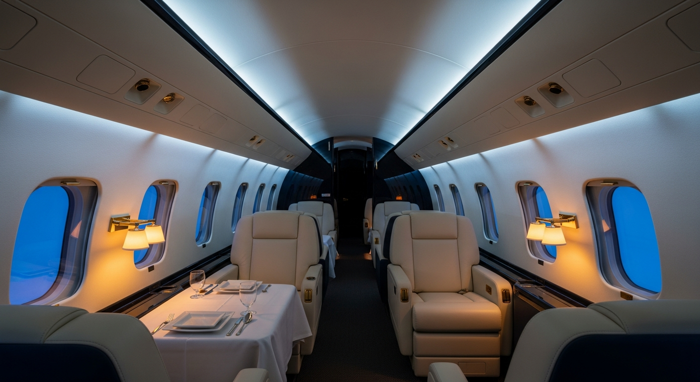 Bombardier Global 6000 cabin