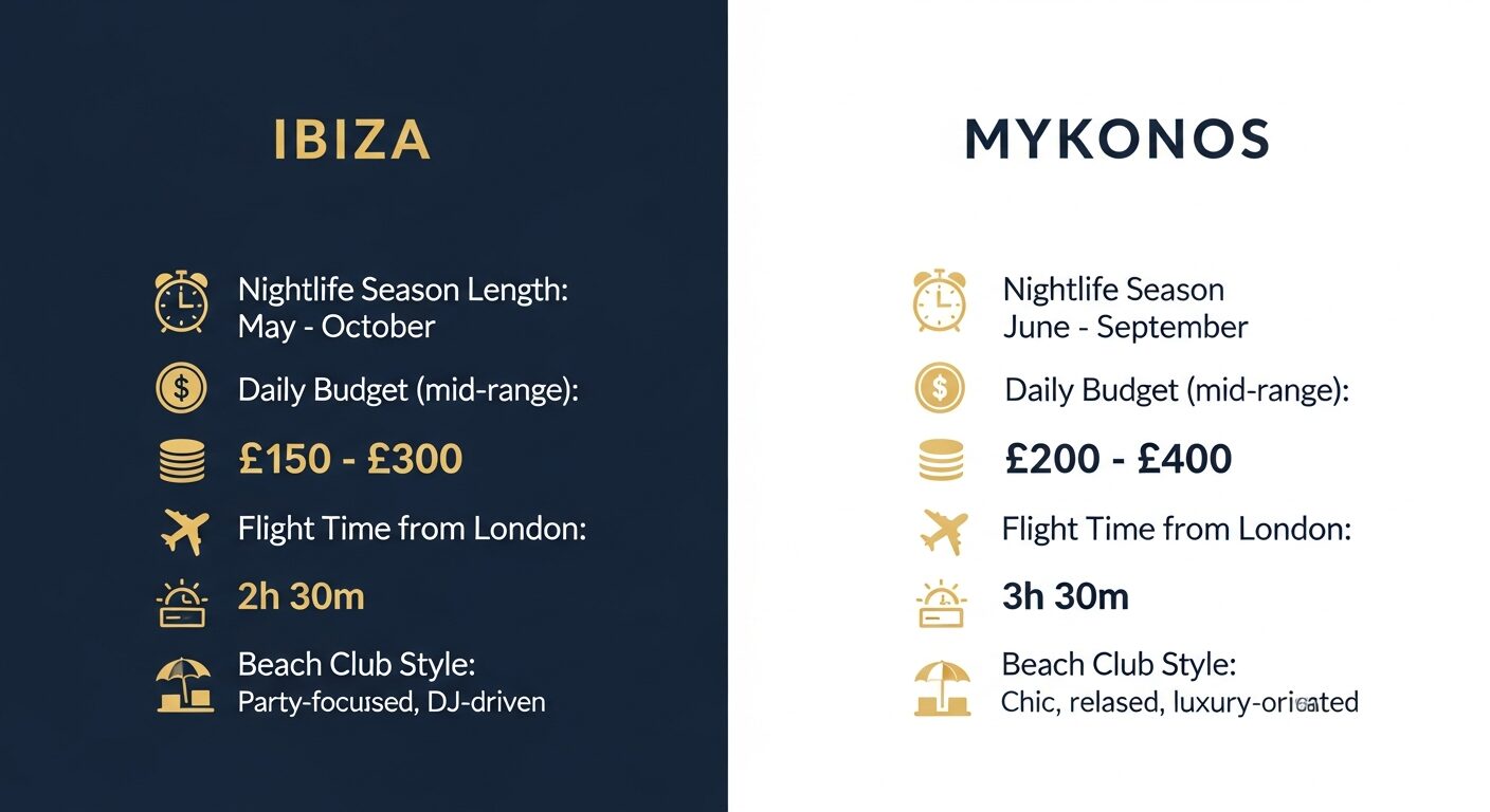 Ibiza vs Mykonos: Which to Fly Private To
