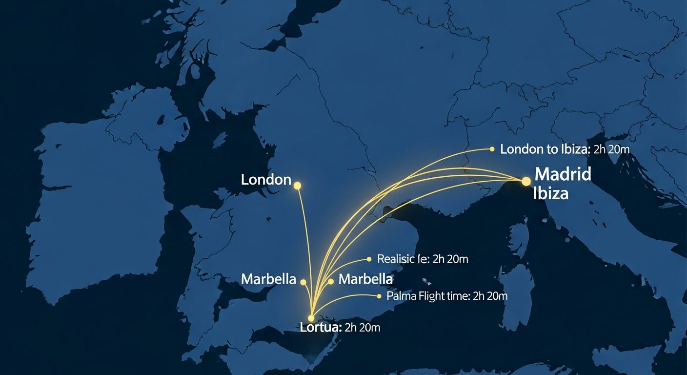 Private Jet to Spain: Costs, Routes and Why Ibiza Leads
