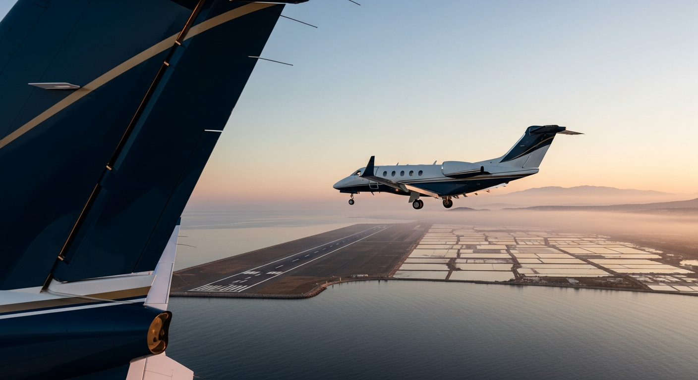 Ibiza to London departure illustration